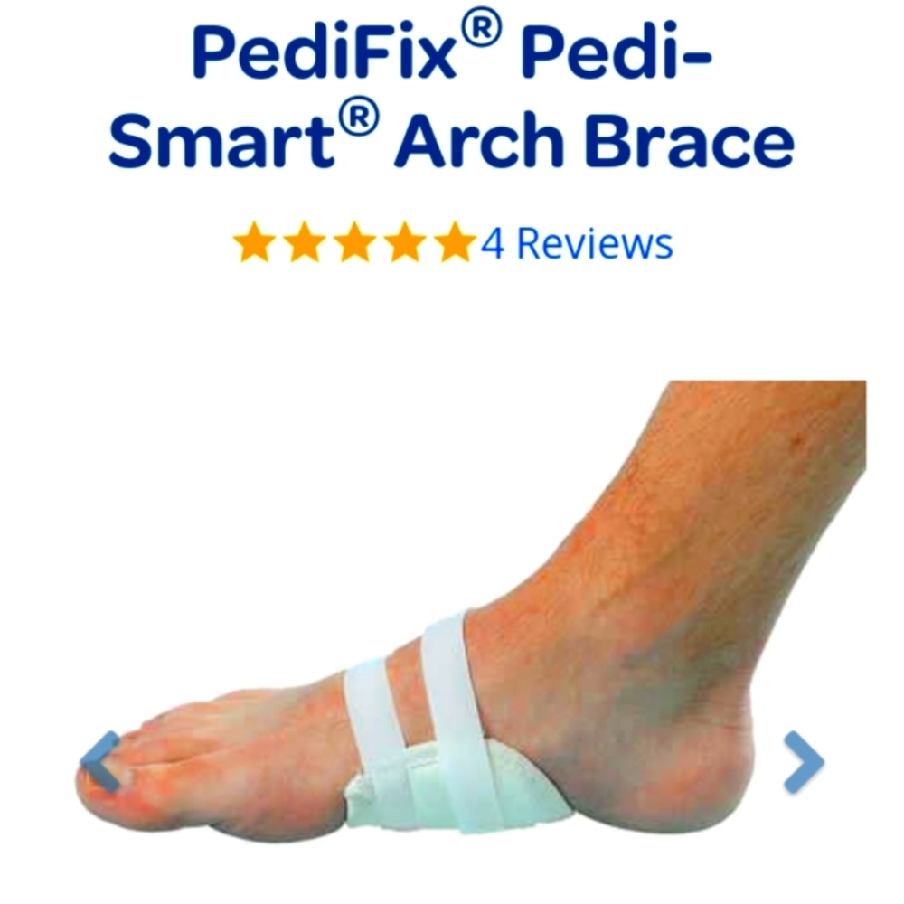 PediFix Arch Brace Size Large Fits Women's 11+ Men's 9+